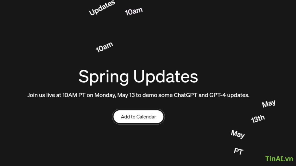 OpenAI ra mắt sản phẩm AI mới vào thứ Hai ngày 13 tháng 5 - 2