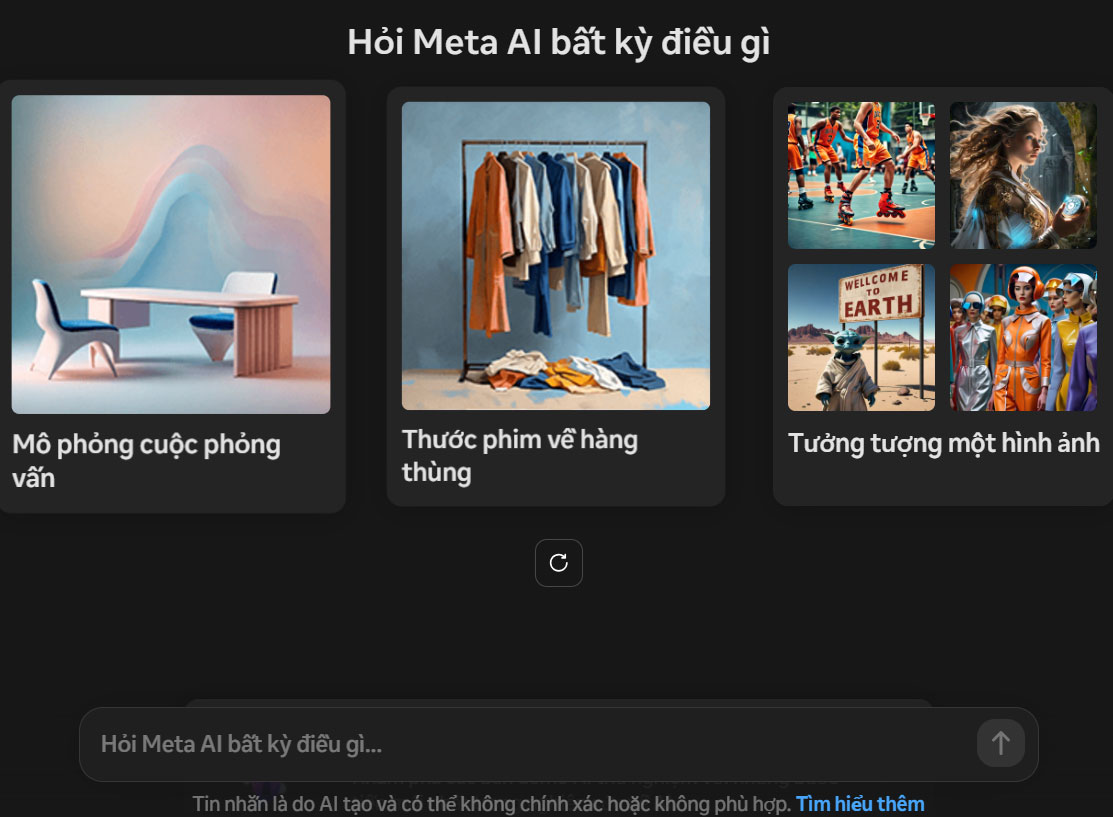 Cách đăng ký tài khoản Meta AI